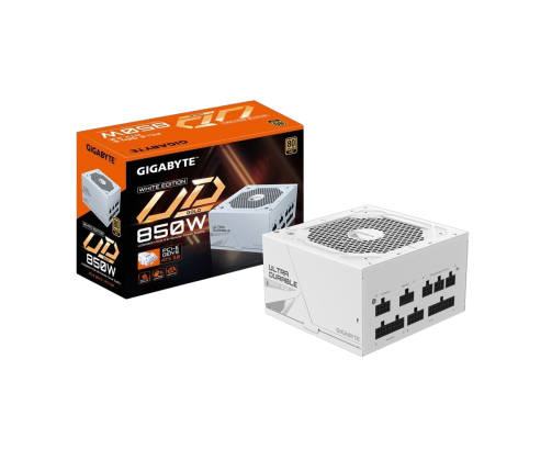 Zasilacz Gigabyte UD850GM PG5 850W 80plus GOLD modularny biały PFC