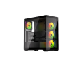 Obudowa Krux Exo ARGB Midi Tower z hartowanym szkłem czarna Obudowa Krux Exo ARGB Midi Tower z hartowanym szkłem czarna