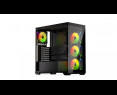 Obudowa Krux Exo ARGB Midi Tower z hartowanym szkłem czarna Obudowa Krux Exo ARGB Midi Tower z hartowanym szkłem czarna