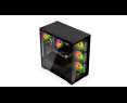 Obudowa Krux Exo ARGB Midi Tower z hartowanym szkłem czarna Obudowa Krux Exo ARGB Midi Tower z hartowanym szkłem czarna