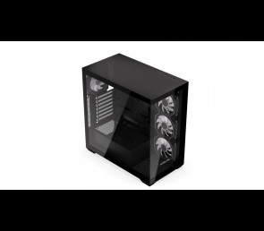 Obudowa Krux Exo ARGB Midi Tower z hartowanym szkłem czarna