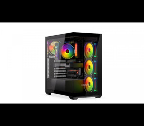 Obudowa Krux Exo ARGB Midi Tower z hartowanym szkłem czarna