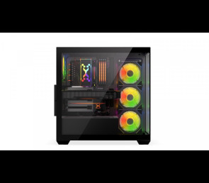 Obudowa Krux Exo ARGB Midi Tower z hartowanym szkłem czarna