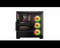 Obudowa Krux Exo ARGB Midi Tower z hartowanym szkłem czarna Obudowa Krux Exo ARGB Midi Tower z hartowanym szkłem czarna