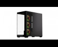Obudowa Krux Exo ARGB Midi Tower z hartowanym szkłem czarna Obudowa Krux Exo ARGB Midi Tower z hartowanym szkłem czarna