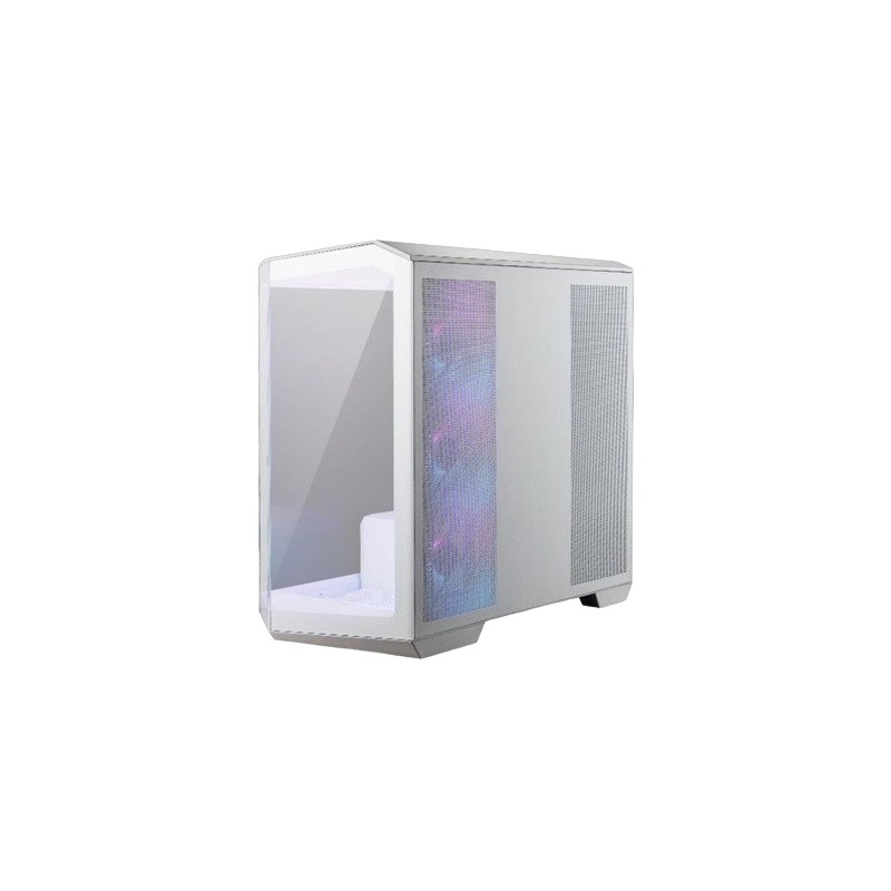 Obudowa MSI MAG PANO M100R PZ WHITE TEMPERED GLASS RGB micro tower Obudowa MSI MAG PANO M100R PZ WHITE TEMPERED GLASS RGB micro tower
