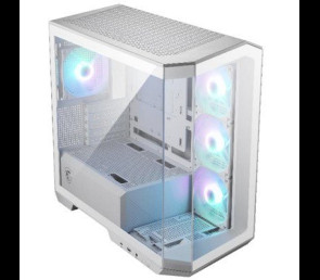 Obudowa MSI MAG PANO M100R PZ WHITE TEMPERED GLASS RGB micro tower