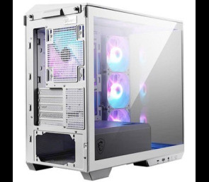 Obudowa MSI MAG PANO M100R PZ WHITE TEMPERED GLASS RGB micro tower