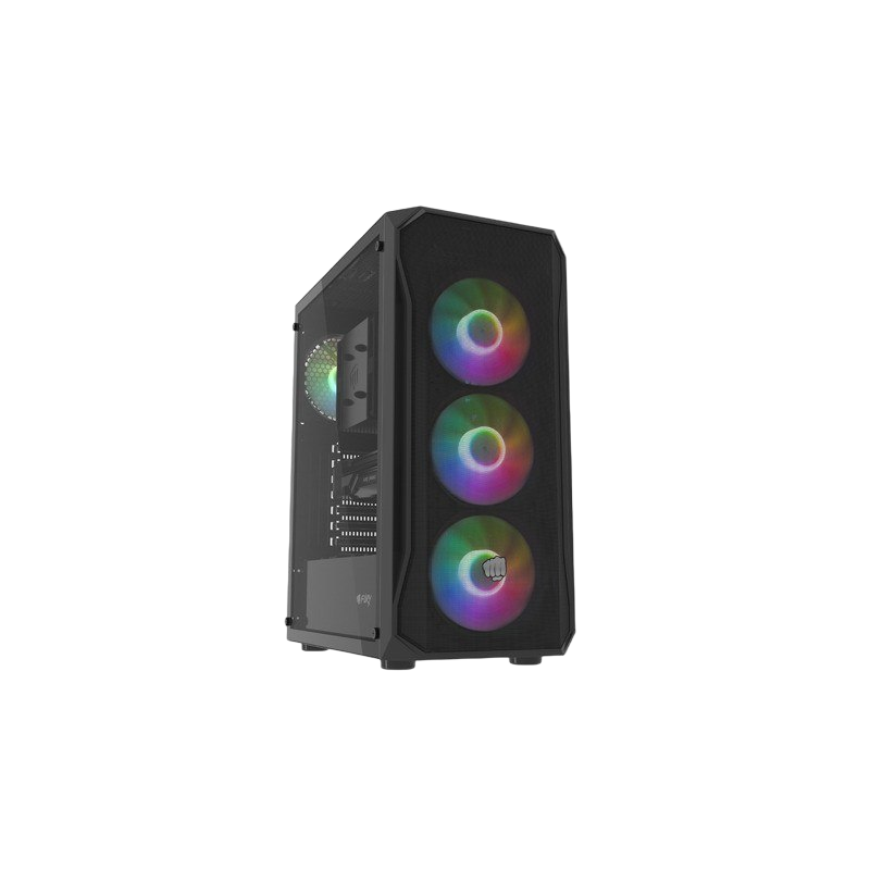Obudowa Natec Fury Shobo SH4F RGB Midi Tower z oknem czarna Obudowa Natec Fury Shobo SH4F RGB Midi Tower z oknem czarna