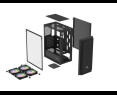 Obudowa Natec Fury Shobo SH4F RGB Midi Tower z oknem czarna Obudowa Natec Fury Shobo SH4F RGB Midi Tower z oknem czarna