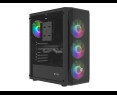 Obudowa Natec Fury Shobo SH4F RGB Midi Tower z oknem czarna Obudowa Natec Fury Shobo SH4F RGB Midi Tower z oknem czarna