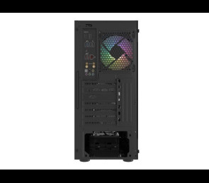 Obudowa Natec Fury Shobo SH4F RGB Midi Tower z oknem czarna