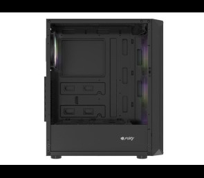 Obudowa Natec Fury Shobo SH4F RGB Midi Tower z oknem czarna
