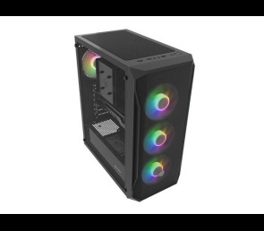 Obudowa Natec Fury Shobo SH4F RGB Midi Tower z oknem czarna
