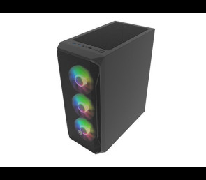 Obudowa Natec Fury Shobo SH4F RGB Midi Tower z oknem czarna