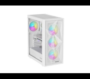 Obudowa Natec Genesis Diaxid 605 ARGB MIDI TOWER USB-C Biała wydajna