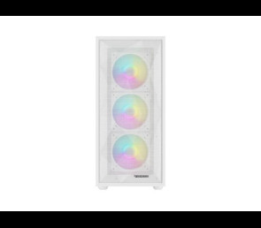 Obudowa Natec Genesis Diaxid 605 ARGB MIDI TOWER USB-C Biała wydajna