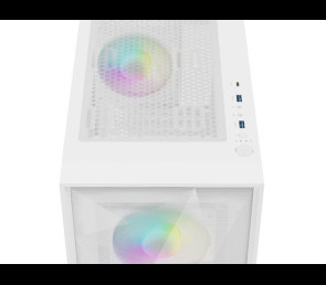 Obudowa Natec Genesis Diaxid 605 ARGB MIDI TOWER USB-C Biała wydajna