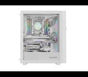 Obudowa Natec Genesis Diaxid 605 ARGB MIDI TOWER USB-C Biała wydajna