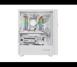 Obudowa Natec Genesis Diaxid 605 ARGB MIDI TOWER USB-C Biała wydajna