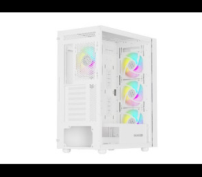 Obudowa Natec Genesis Diaxid 605 ARGB MIDI TOWER USB-C Biała wydajna