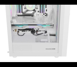 Obudowa Natec Genesis Diaxid 605 ARGB MIDI TOWER USB-C Biała wydajna