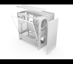 Obudowa NZXT H5 FLOW RGB Midi Tower biała z oknem
