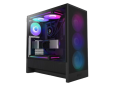 Obudowa NZXT H5 FLOW RGB Midi Tower czarna z oknem wydajna Obudowa NZXT H5 FLOW RGB Midi Tower czarna z oknem wydajna