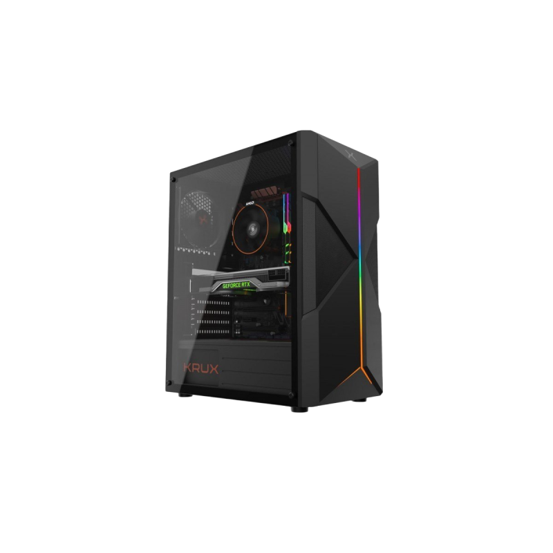 Obudowa PC KRUX Astral ARGB Midi Tower z panelem szklanym Obudowa PC KRUX Astral ARGB Midi Tower z panelem szklanym