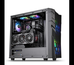 Obudowa Thermaltake Commander C32 Szkło hartowane ARGB czarna Midi Tower