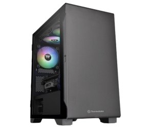 Obudowa Thermaltake S100 Micro Tower z hartowanym szkłem czarna
