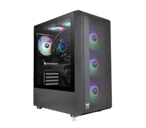 Obudowa Thermaltake S200 Tempered Glass ARGBx3 czarna Midi Tower