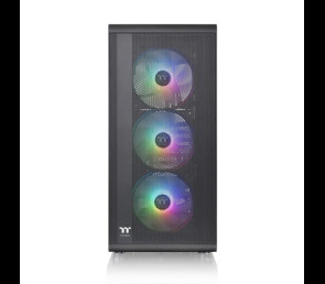 Obudowa Thermaltake S200 Tempered Glass ARGBx3 czarna Midi Tower
