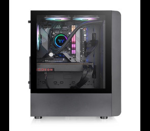 Obudowa Thermaltake S200 Tempered Glass ARGBx3 czarna Midi Tower