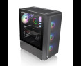 Obudowa Thermaltake S200 Tempered Glass ARGBx3 czarna Midi Tower Obudowa Thermaltake S200 Tempered Glass ARGBx3 czarna Midi Tower