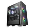 Obudowa Thermaltake Versa T25 Tempered Glass czarna MIDI Tower z wentylatorami Obudowa Thermaltake Versa T25 Tempered Glass czarna MIDI Tower z wentylatorami