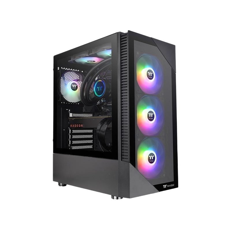 Obudowa Thermaltake View 200 ARGB Midi Tower z hartowanym szkłem czarna Obudowa Thermaltake View 200 ARGB Midi Tower z hartowanym szkłem czarna