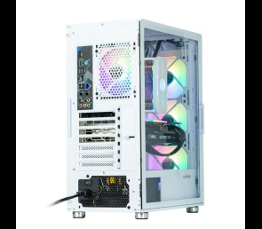 Obudowa Zalman I3 Neo ATX Mid Tower RGB biała 4 wentylatory