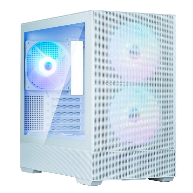 Obudowa Zalman P30Air Mini Tower ARGB 3 wentylatory biała Obudowa Zalman P30Air Mini Tower ARGB 3 wentylatory biała