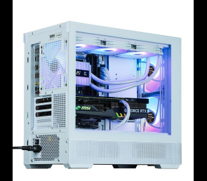 Obudowa Zalman P30Air Mini Tower ARGB 3 wentylatory biała