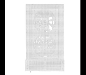 Obudowa Zalman P30Air Mini Tower ARGB 3 wentylatory biała