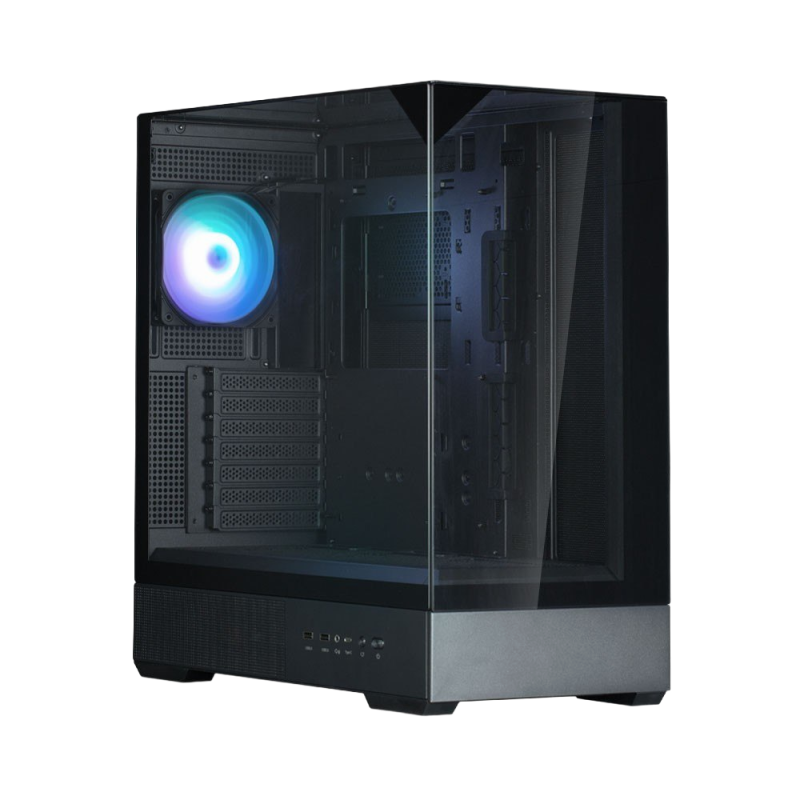 Obudowa Zalman P40 Prism Mid-Tower czarna szkło hartowane ARGB Obudowa Zalman P40 Prism Mid-Tower czarna szkło hartowane ARGB