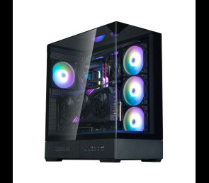 Obudowa Zalman P40 Prism Mid-Tower czarna szkło hartowane ARGB