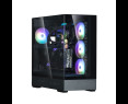 Obudowa Zalman P40 Prism Mid-Tower czarna szkło hartowane ARGB Obudowa Zalman P40 Prism Mid-Tower czarna szkło hartowane ARGB