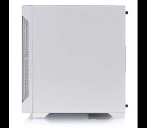 Thermaltake S100 Obudowa Micro Tower Szklana Biała z Wentylatorami