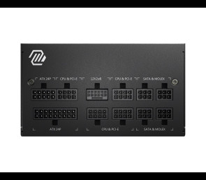 Zasilacz MSI MAG A750GL PCIE5 750W 80PLUS GOLD modularny z płaskimi kablami
