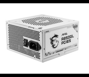Zasilacz MSI MAG A850GL 850W modularny 80PLUS GOLD ATX 3.0 biały