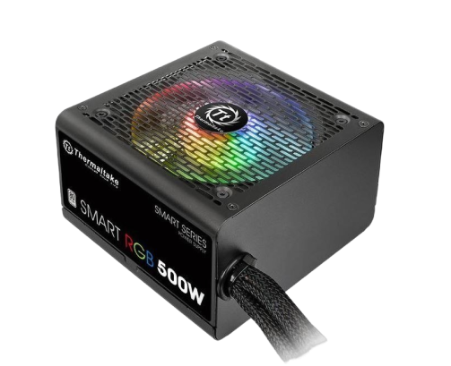 Zasilacz Thermaltake Smart 500W RGB 80 PLUS aktywny wentylator 12cm