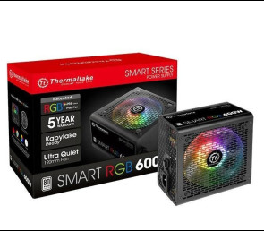 Zasilacz Thermaltake Smart 600W RGB 80 PLUS 120mm wentylator dla graczy