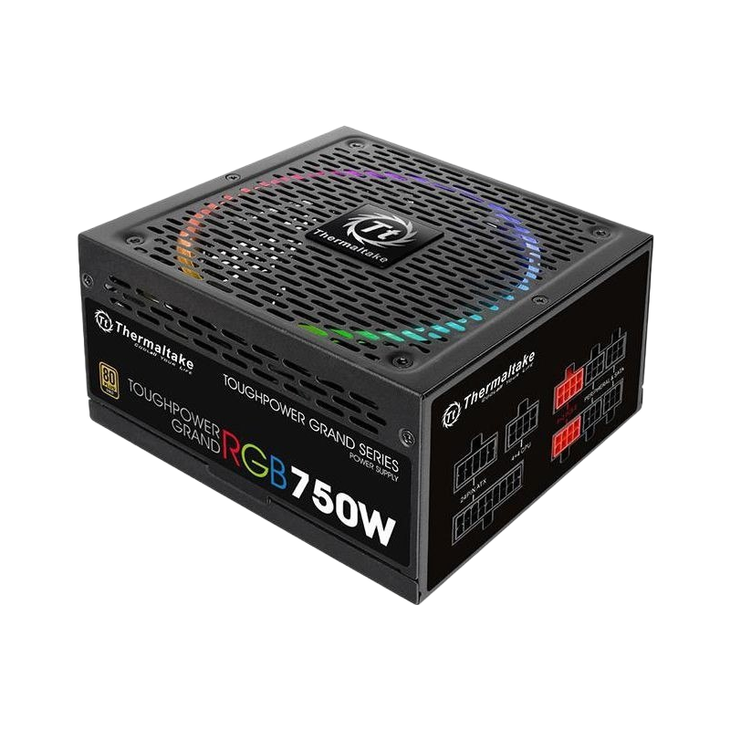 Zasilacz Thermaltake Toughpower Grand RGB 750W modularny 80 Plus Gold Zasilacz Thermaltake Toughpower Grand RGB 750W modularny 80 Plus Gold